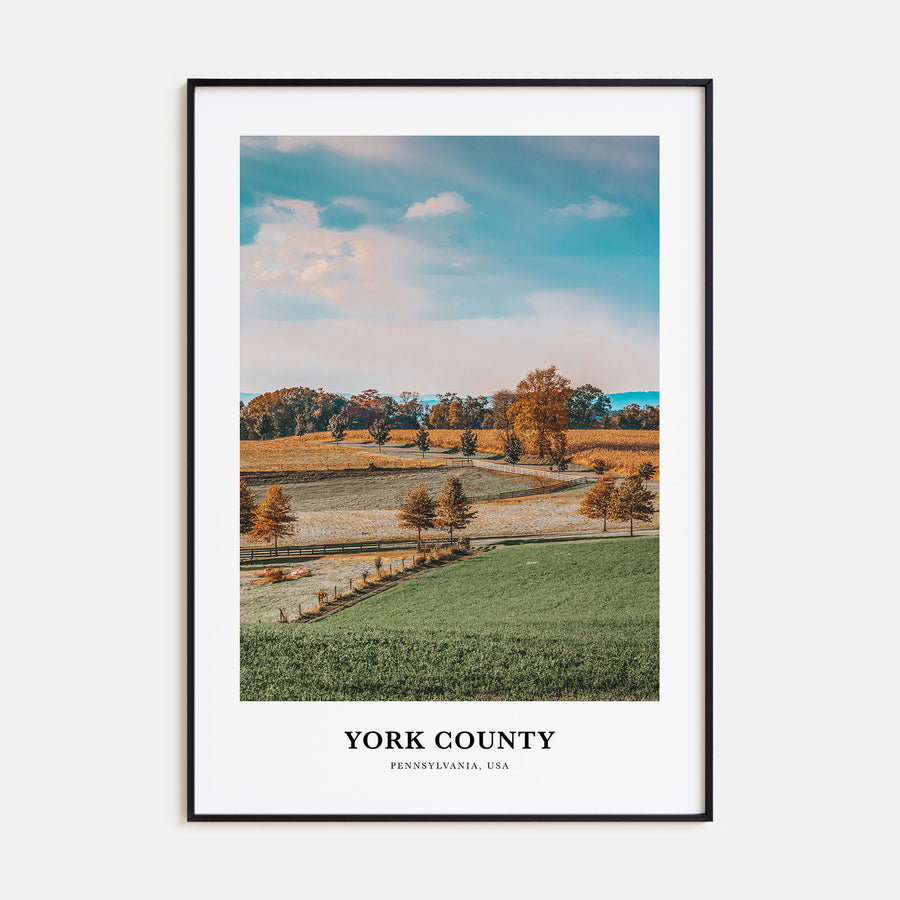 York County Portrait Color Poster