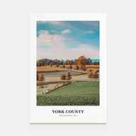 York County Portrait Color Poster