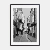 York, England Photo B&W Poster
