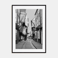 York, England Photo B&W Poster