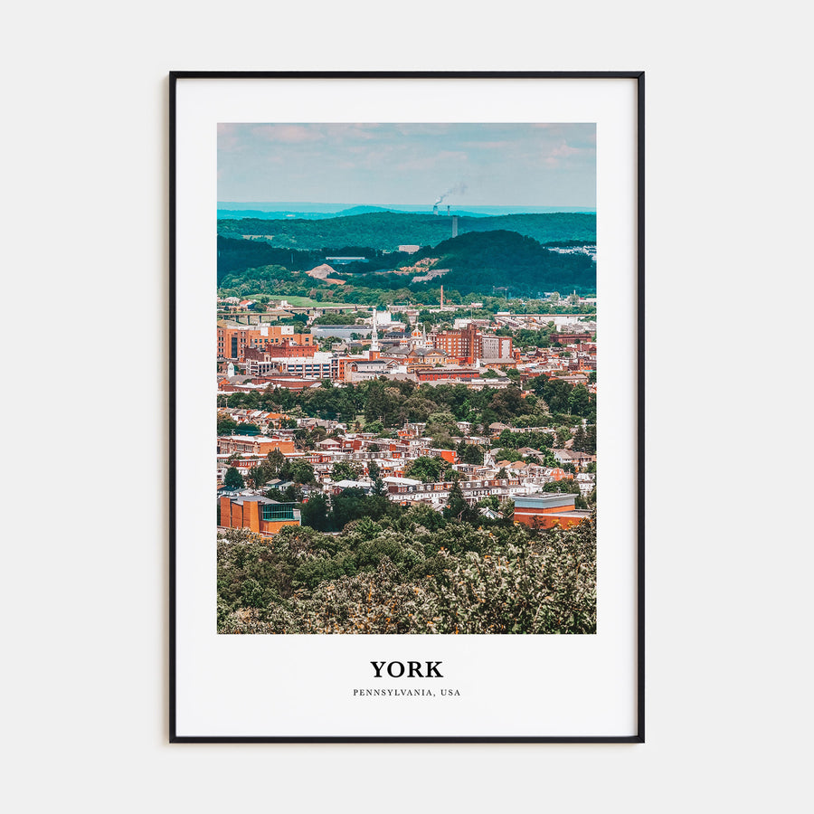 York, Pennsylvania Portrait Color Poster