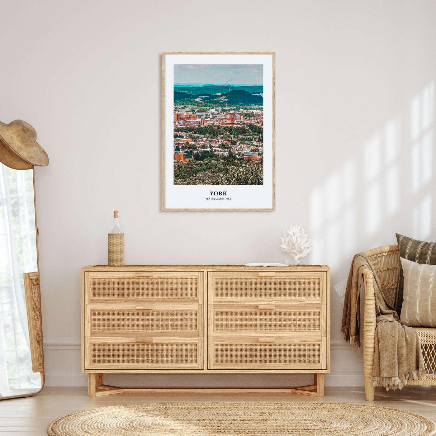 York, Pennsylvania Portrait Color Poster