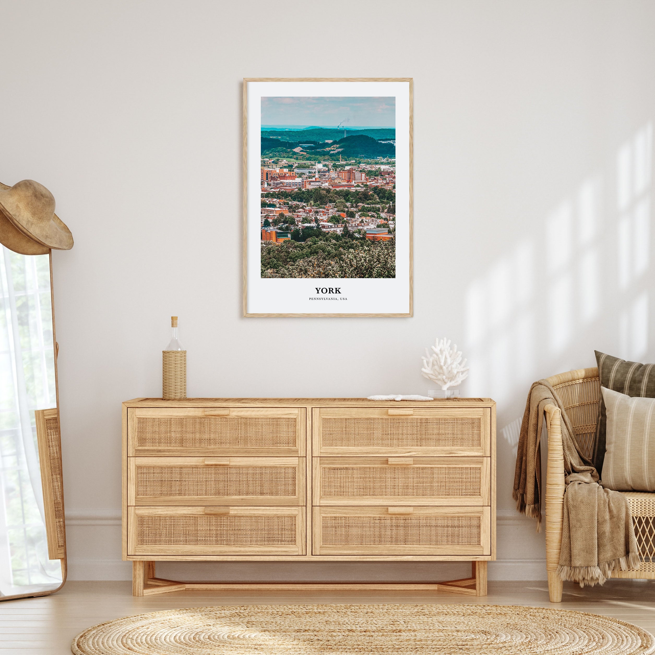 York, Pennsylvania Portrait Color Poster
