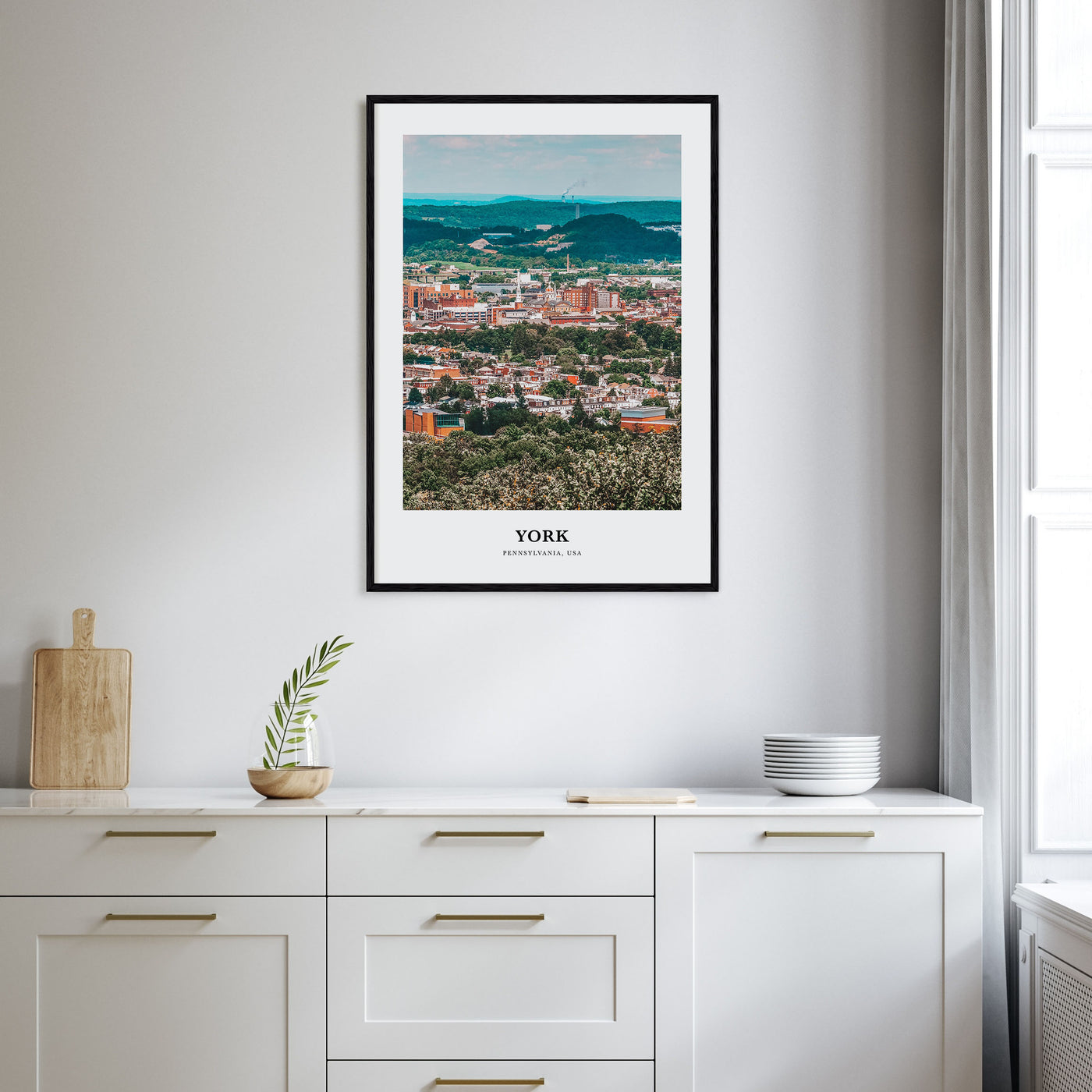 York, Pennsylvania Portrait Color Poster