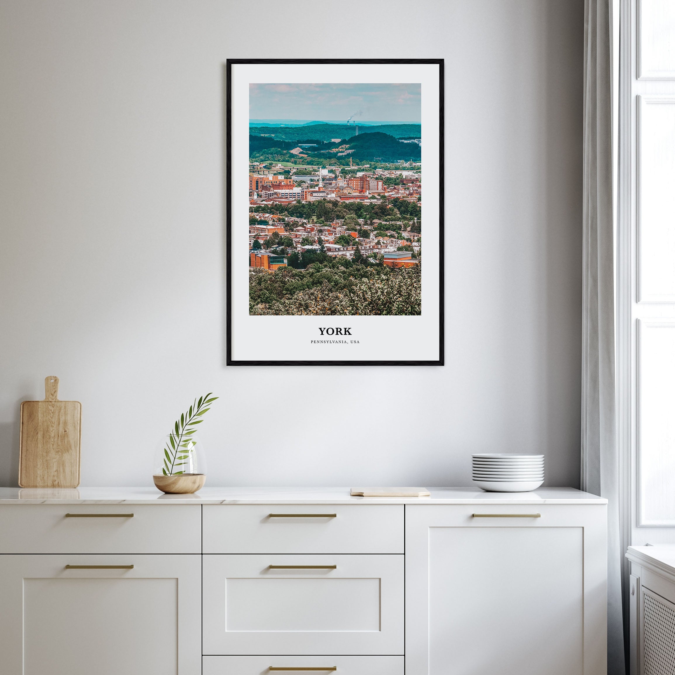 York, Pennsylvania Portrait Color Poster