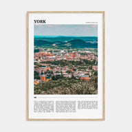York, Pennsylvania Travel Color Poster