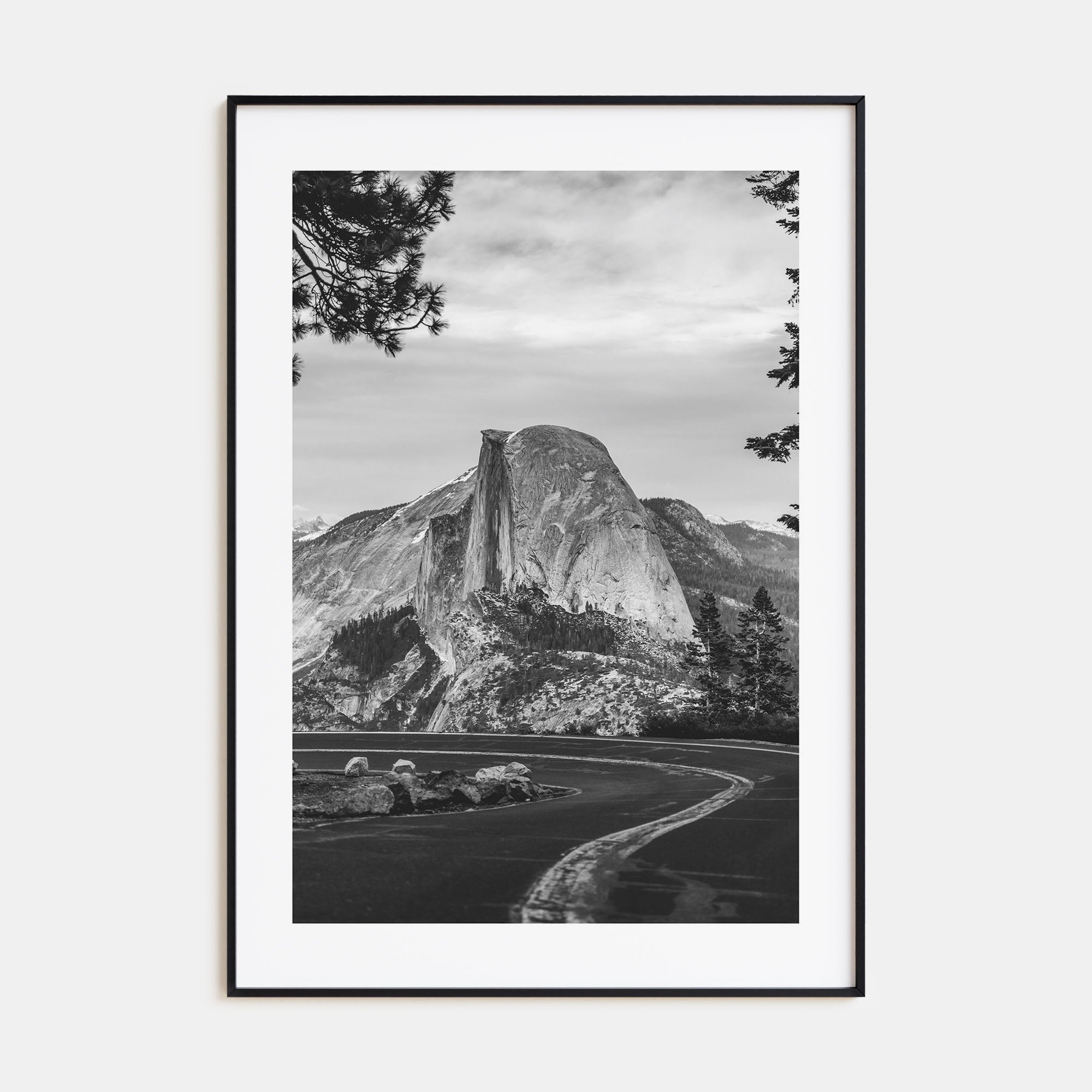 Yosemite National Park Photo B&W No 1 Poster