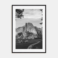 Yosemite National Park Photo B&W No 1 Poster