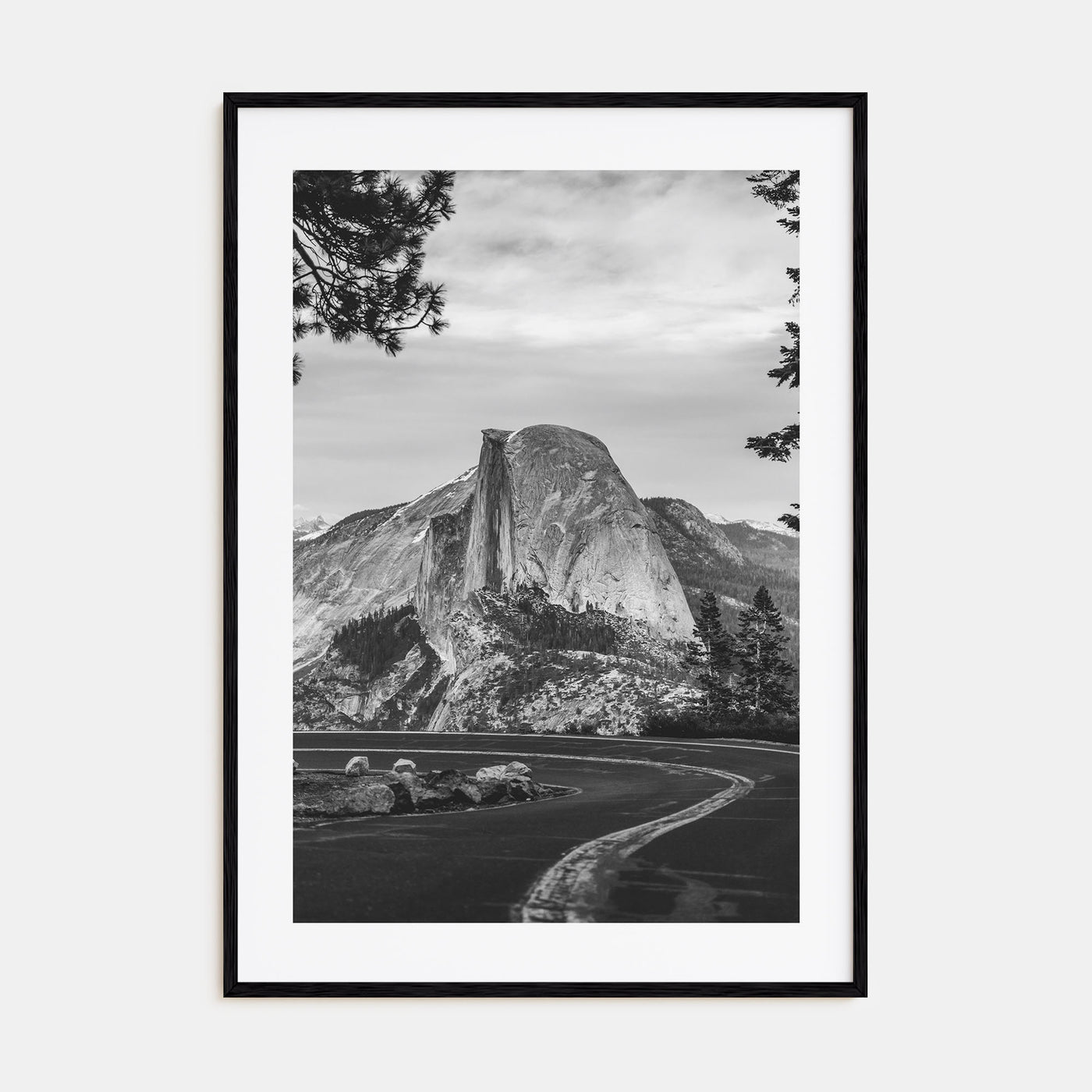 Yosemite National Park Photo B&W No 1 Poster
