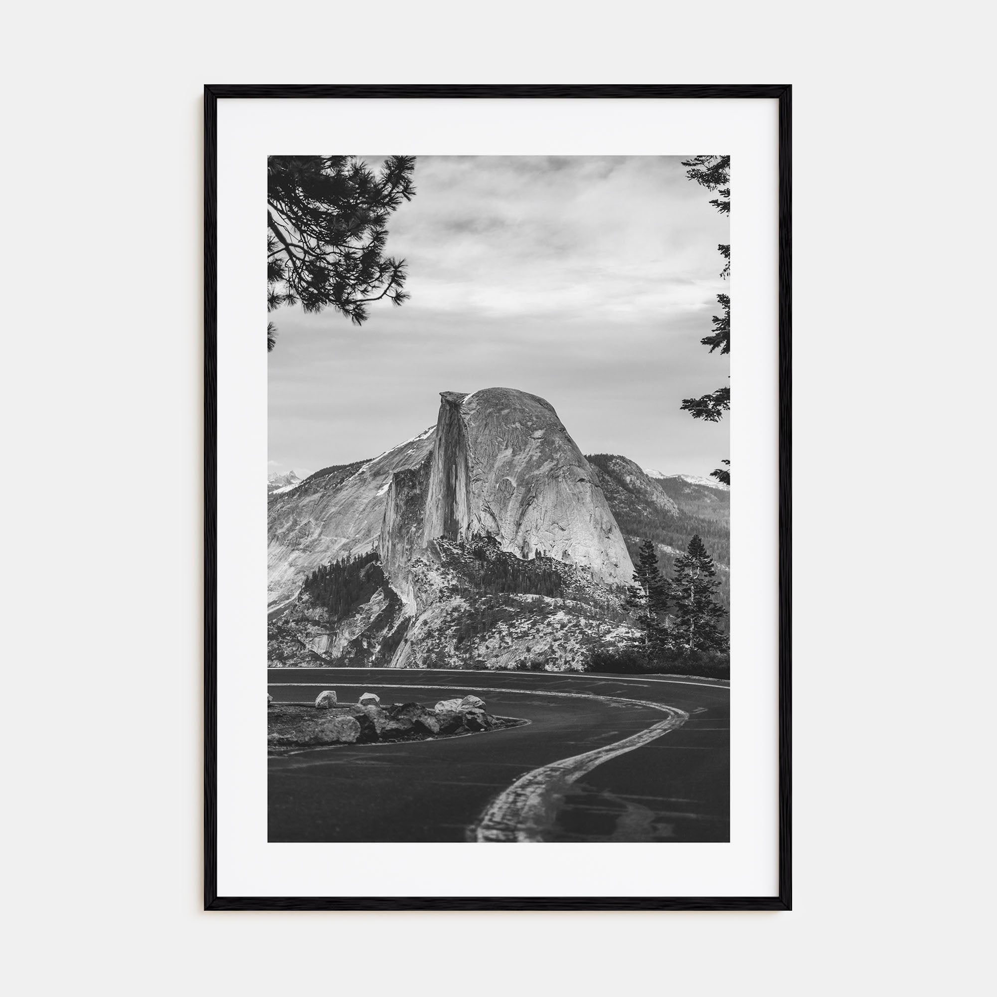 Yosemite National Park Photo B&W No 1 Poster