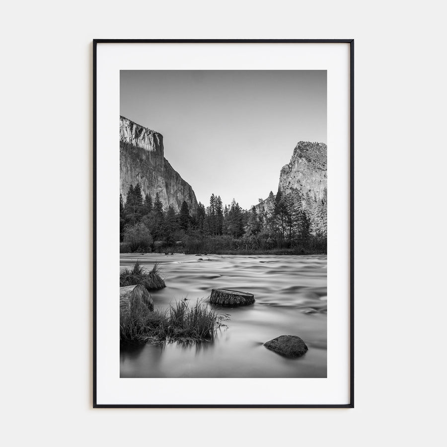 Yosemite National Park Photo B&W No 2 Poster