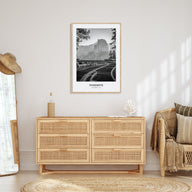 Yosemite National Park Portrait B&W No 2 Poster