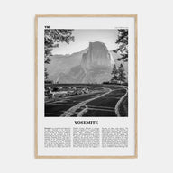 Yosemite National Park Travel B&W No 1 Poster