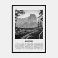 Yosemite National Park Travel B&W No 1 Poster