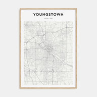 Youngstown Map Portrait Poster