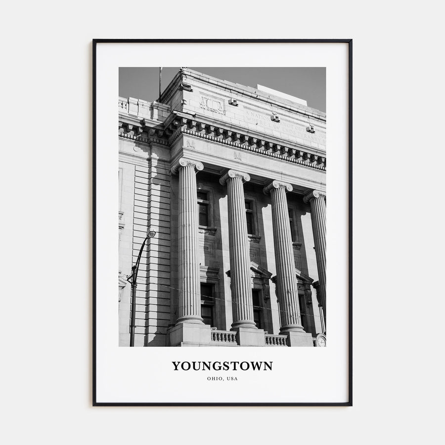 Youngstown Portrait B&W Poster