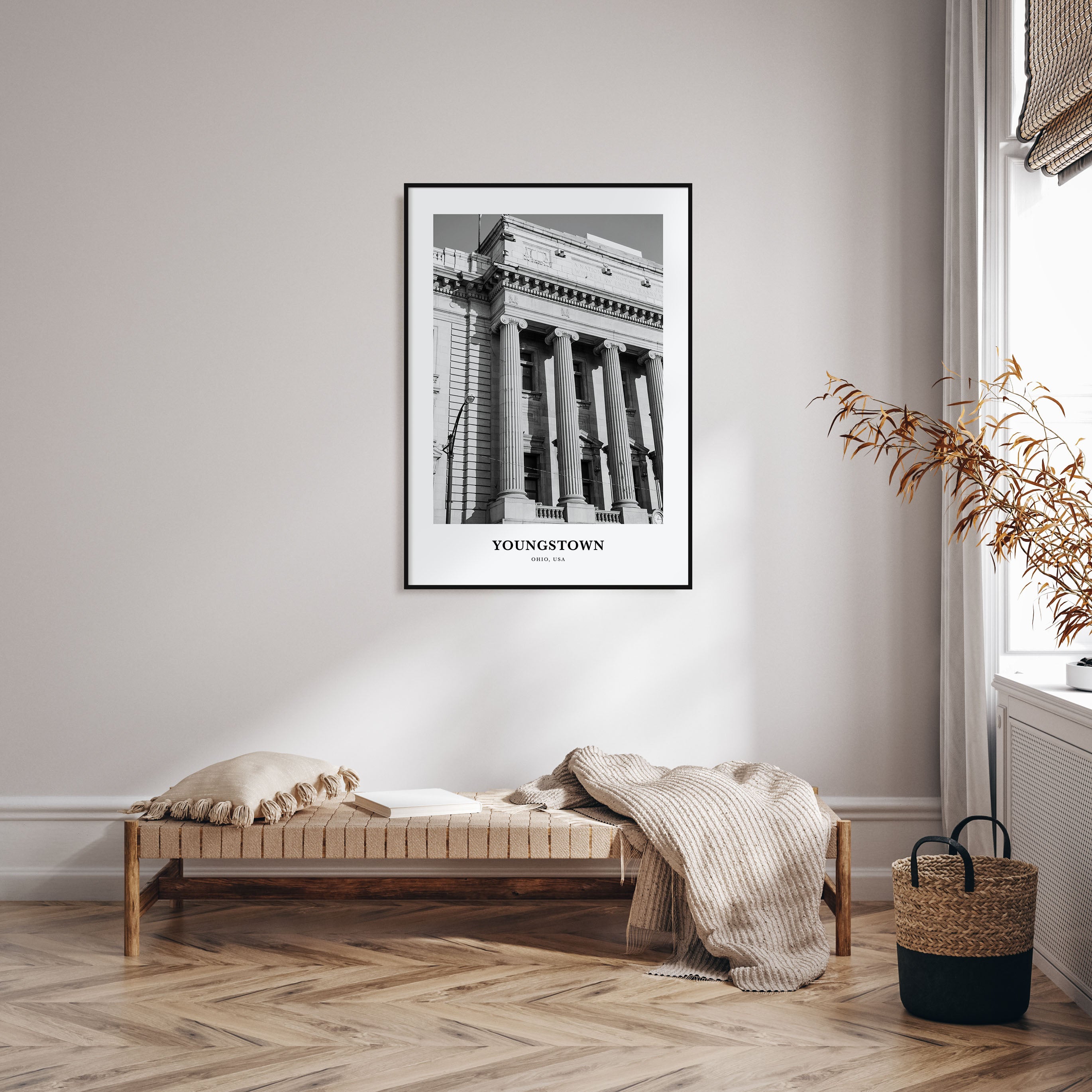 Youngstown Portrait B&W Poster