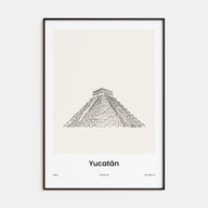 Yucatan Drawn Poster