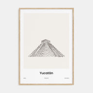 Yucatan Drawn Poster
