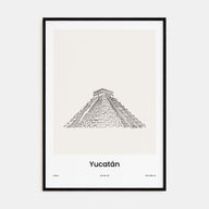 Yucatan Drawn Poster