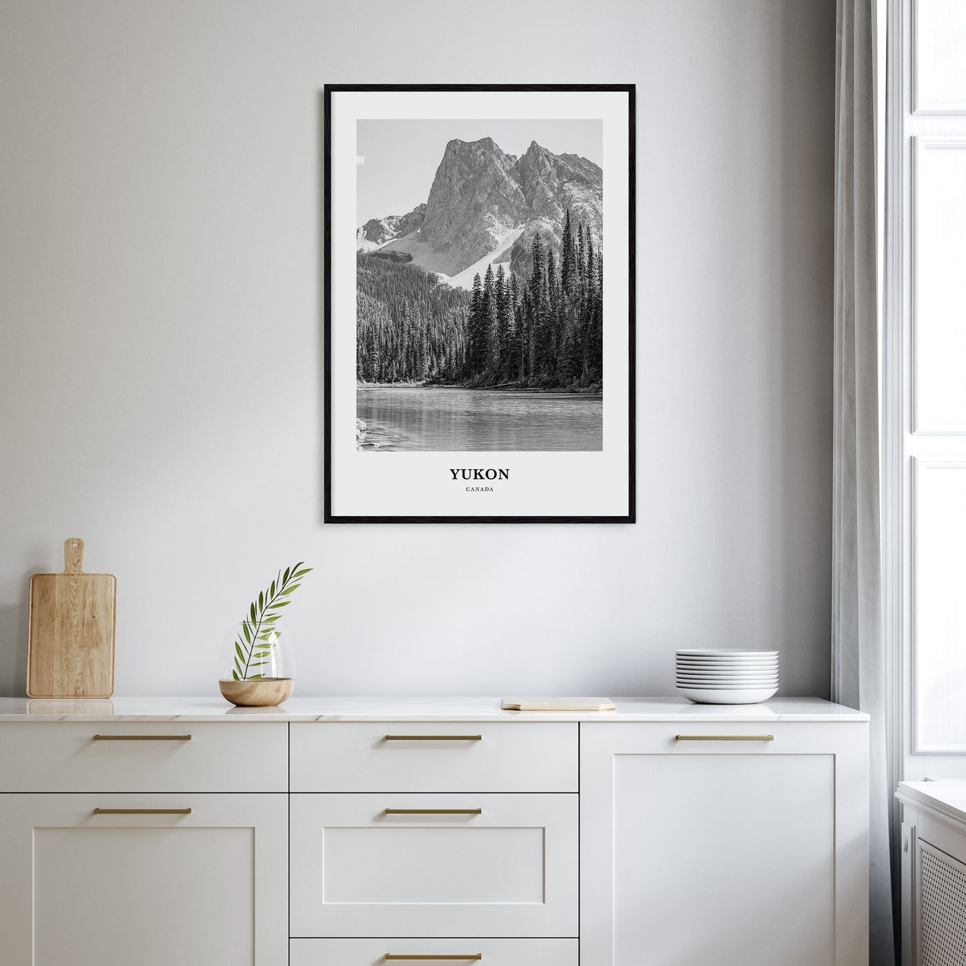 Yukon Portrait B&W Poster