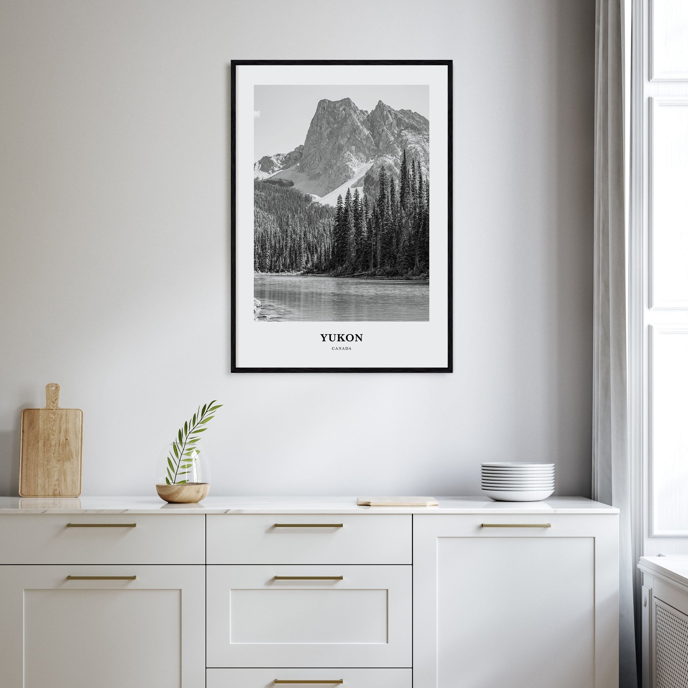 Yukon Portrait B&W Poster