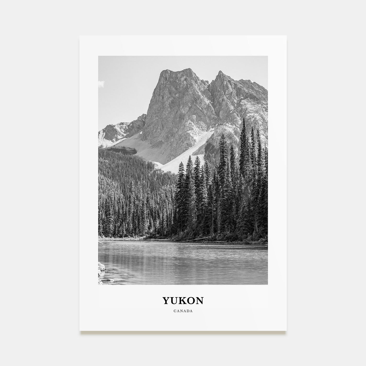 Yukon Portrait B&W Poster