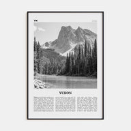 Yukon Travel B&W Poster