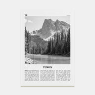 Yukon Travel B&W Poster