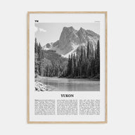 Yukon Travel B&W Poster