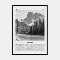Yukon Travel B&W Poster