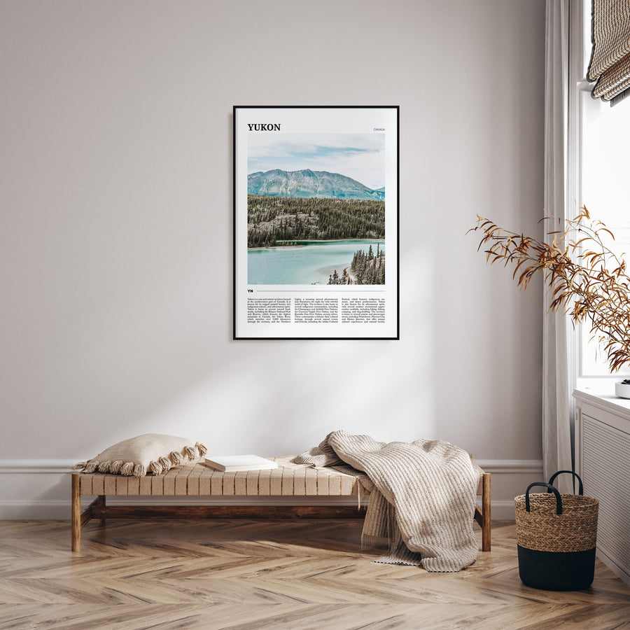 Yukon Travel Color Poster