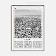 Yuma Travel B&W Poster