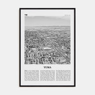 Yuma Travel B&W Poster