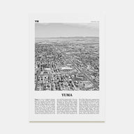 Yuma Travel B&W Poster