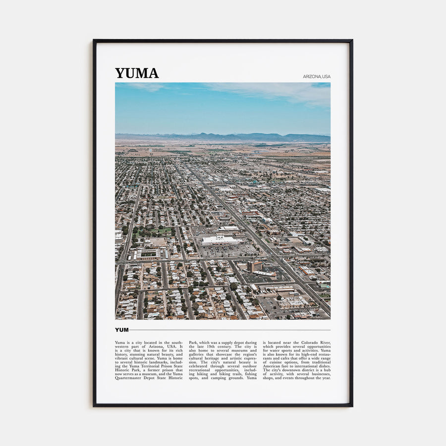 Yuma Travel Color Poster
