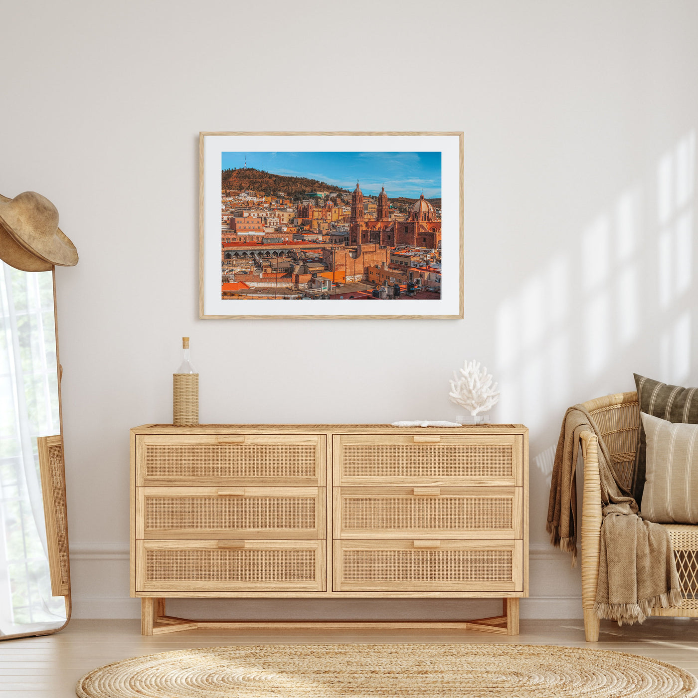 Zacatecas Landscape Color Poster