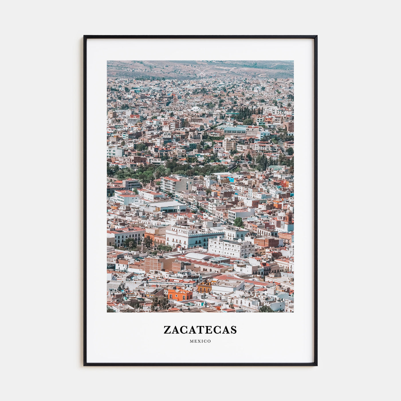 Zacatecas Portrait Color Poster