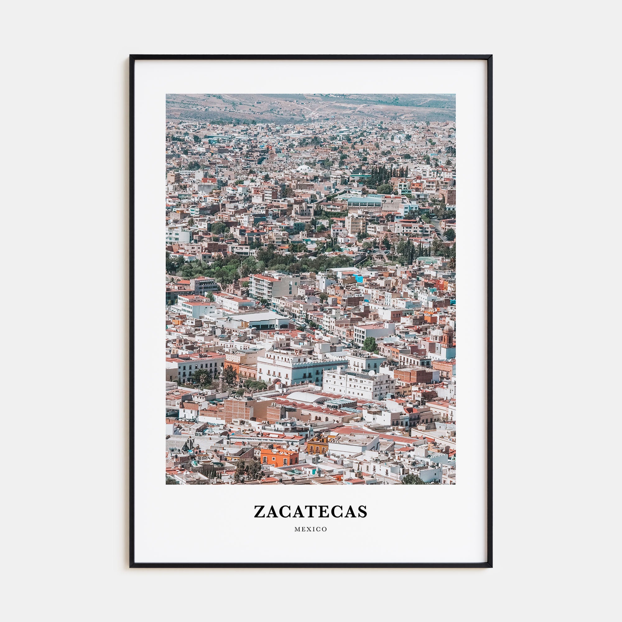 Zacatecas Portrait Color Poster