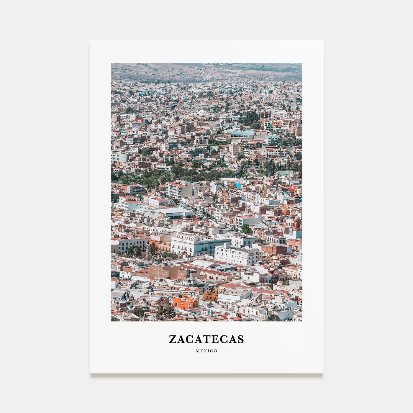 Zacatecas Portrait Color Poster