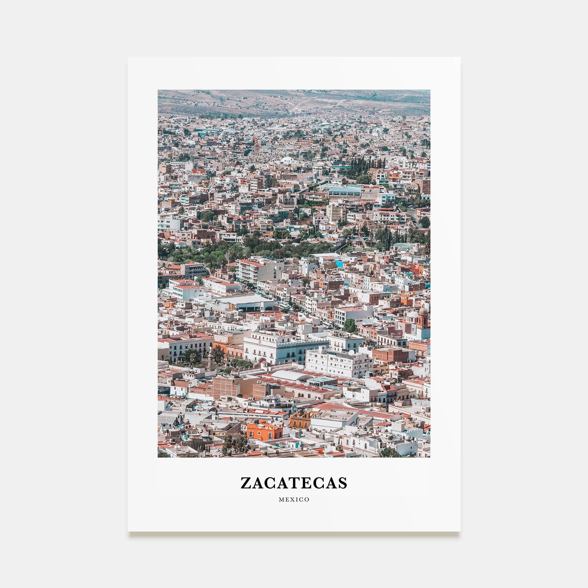 Zacatecas Portrait Color Poster