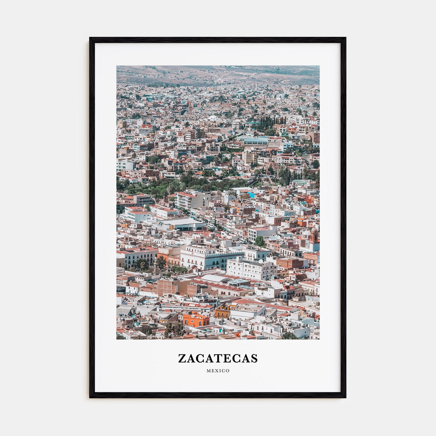 Zacatecas Portrait Color Poster