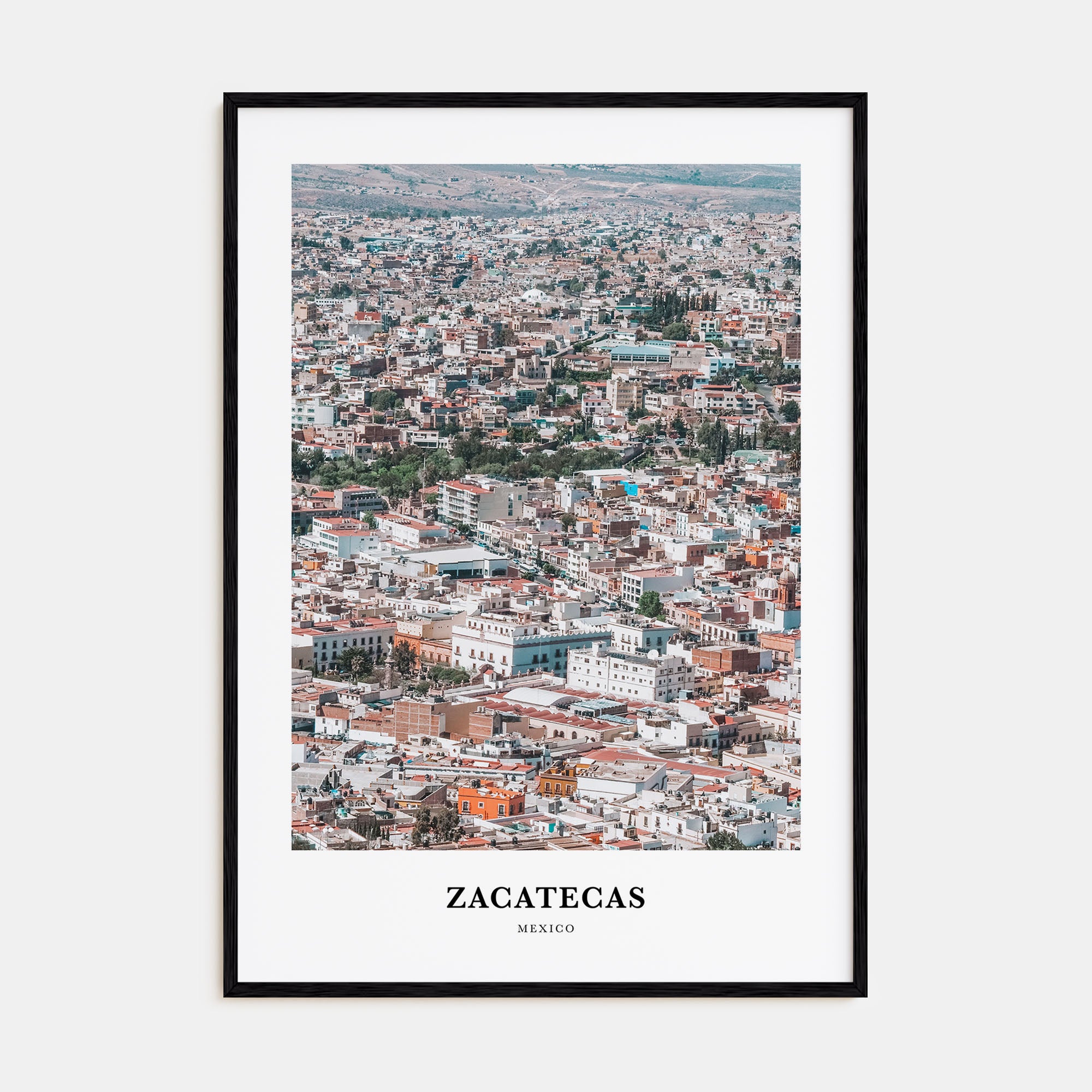 Zacatecas Portrait Color Poster