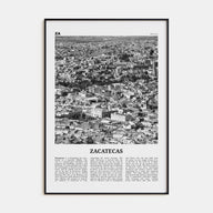 Zacatecas Travel B&W No 2 Poster