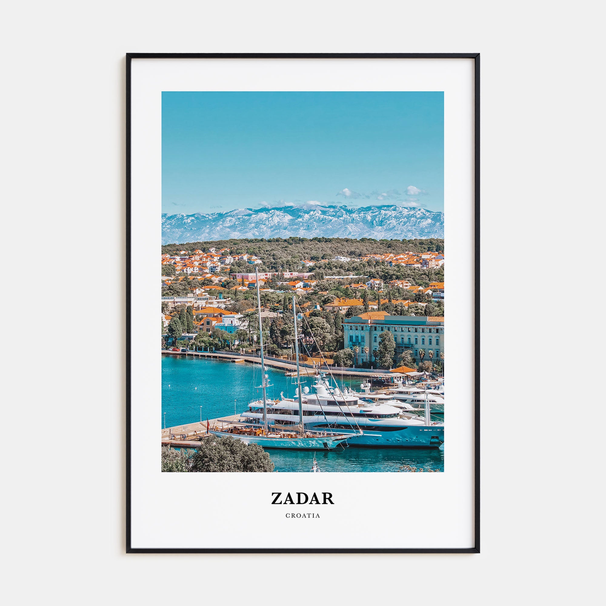 Zadar Portrait Color Poster