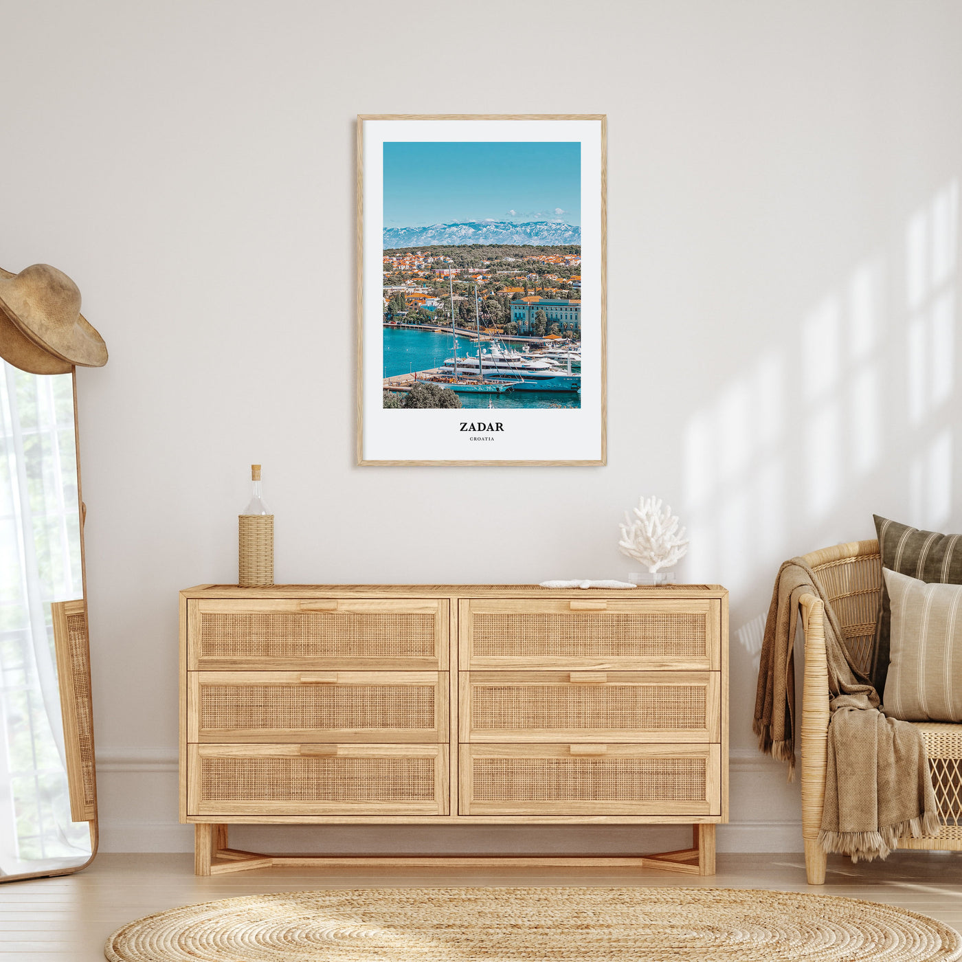 Zadar Portrait Color Poster
