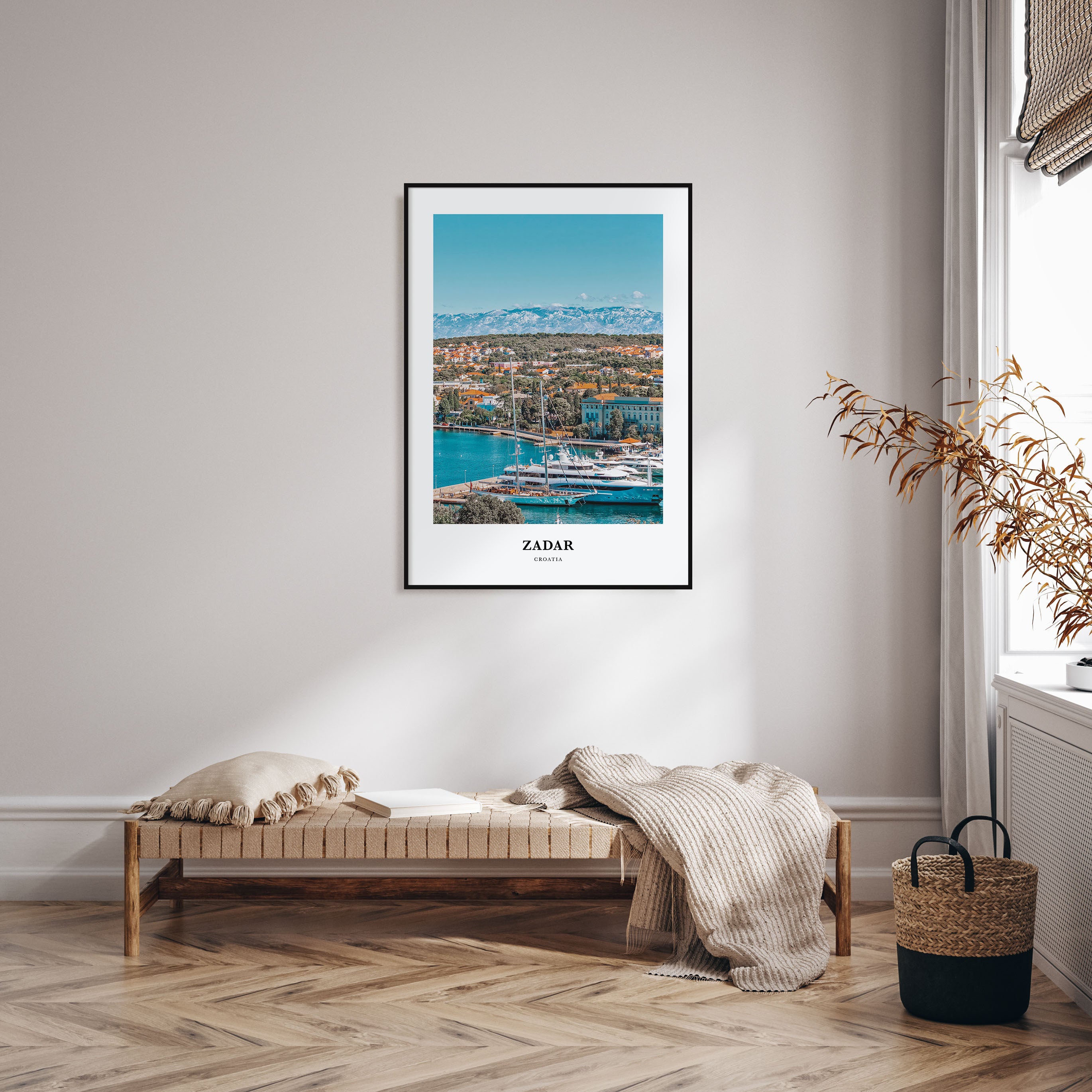 Zadar Portrait Color Poster