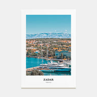 Zadar Portrait Color Poster
