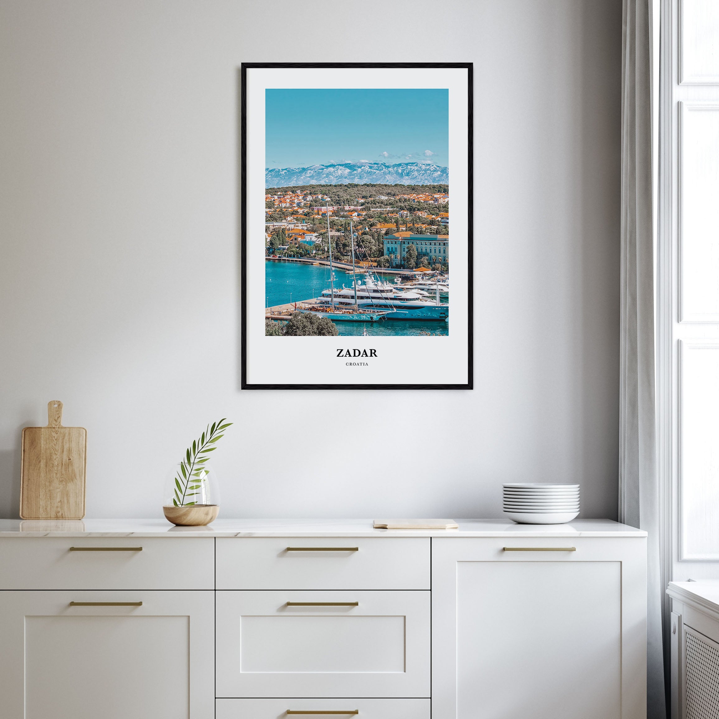 Zadar Portrait Color Poster