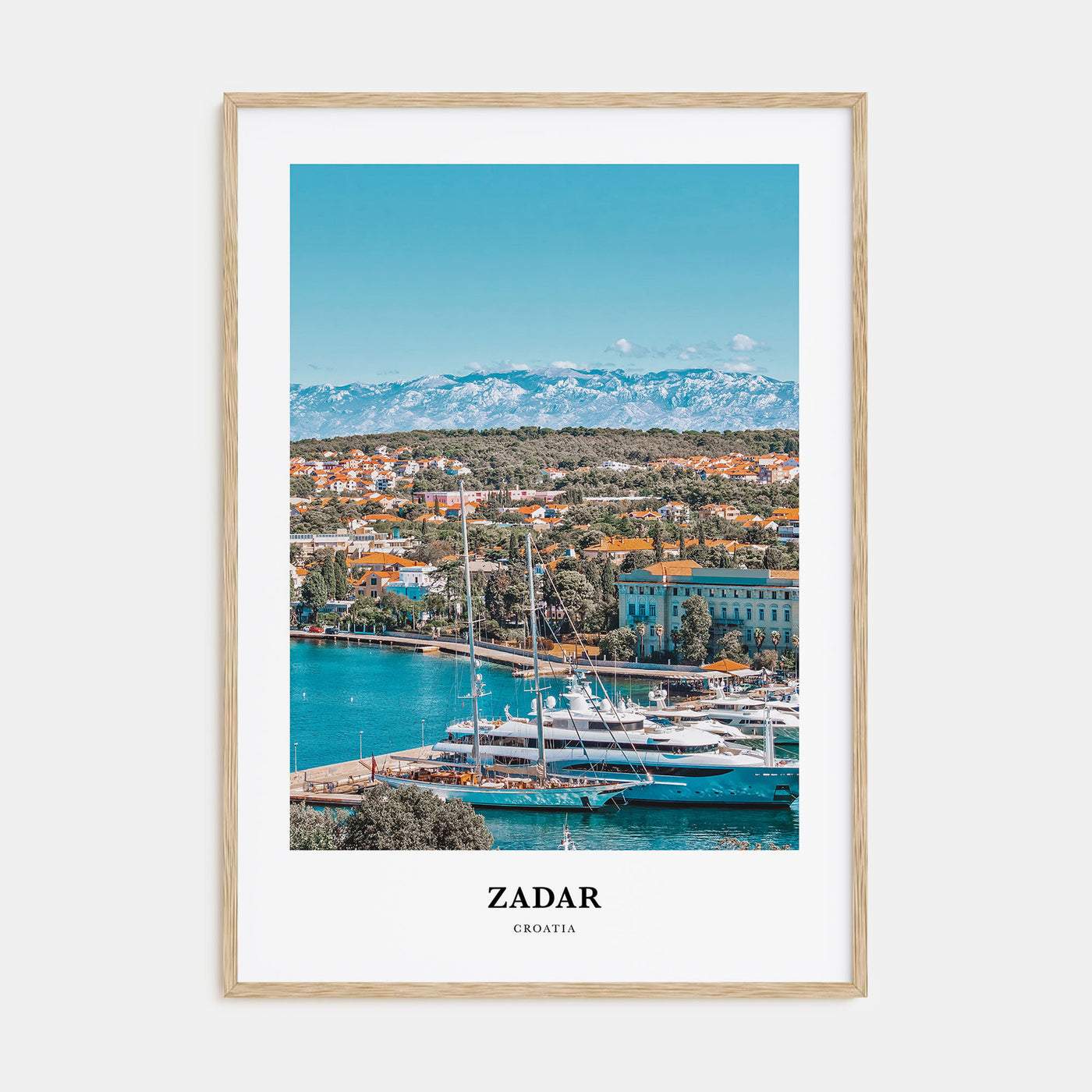 Zadar Portrait Color Poster